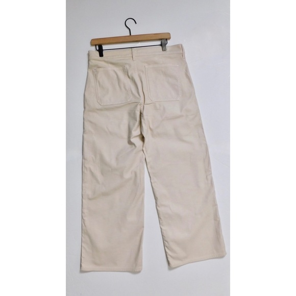 NWT!! J. CREW Camp Pocket Wide Leg Pants Natural Stretch Cotton 28P 28 Petite - Picture 9 of 16